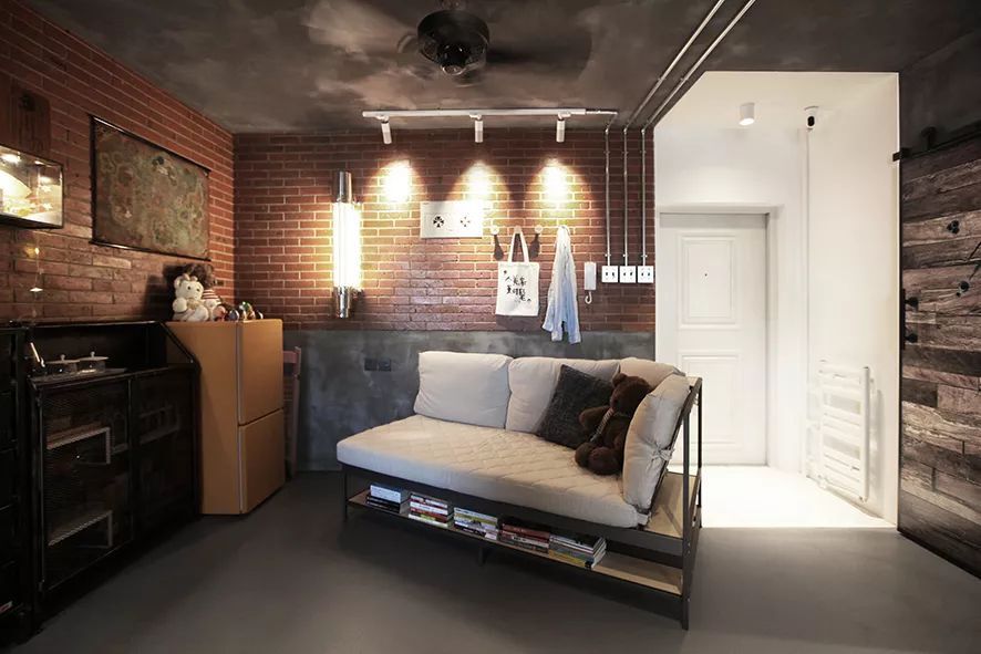 小戶(hù)型工業(yè)風(fēng)設(shè)計(jì)效果圖鑒賞