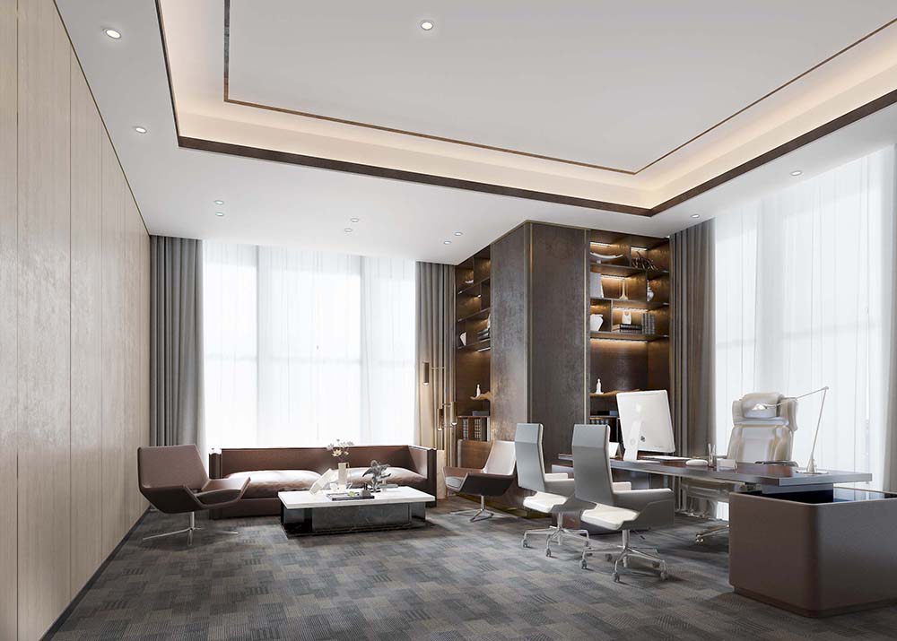 高清董事長辦公室裝修設(shè)計(jì)效果圖